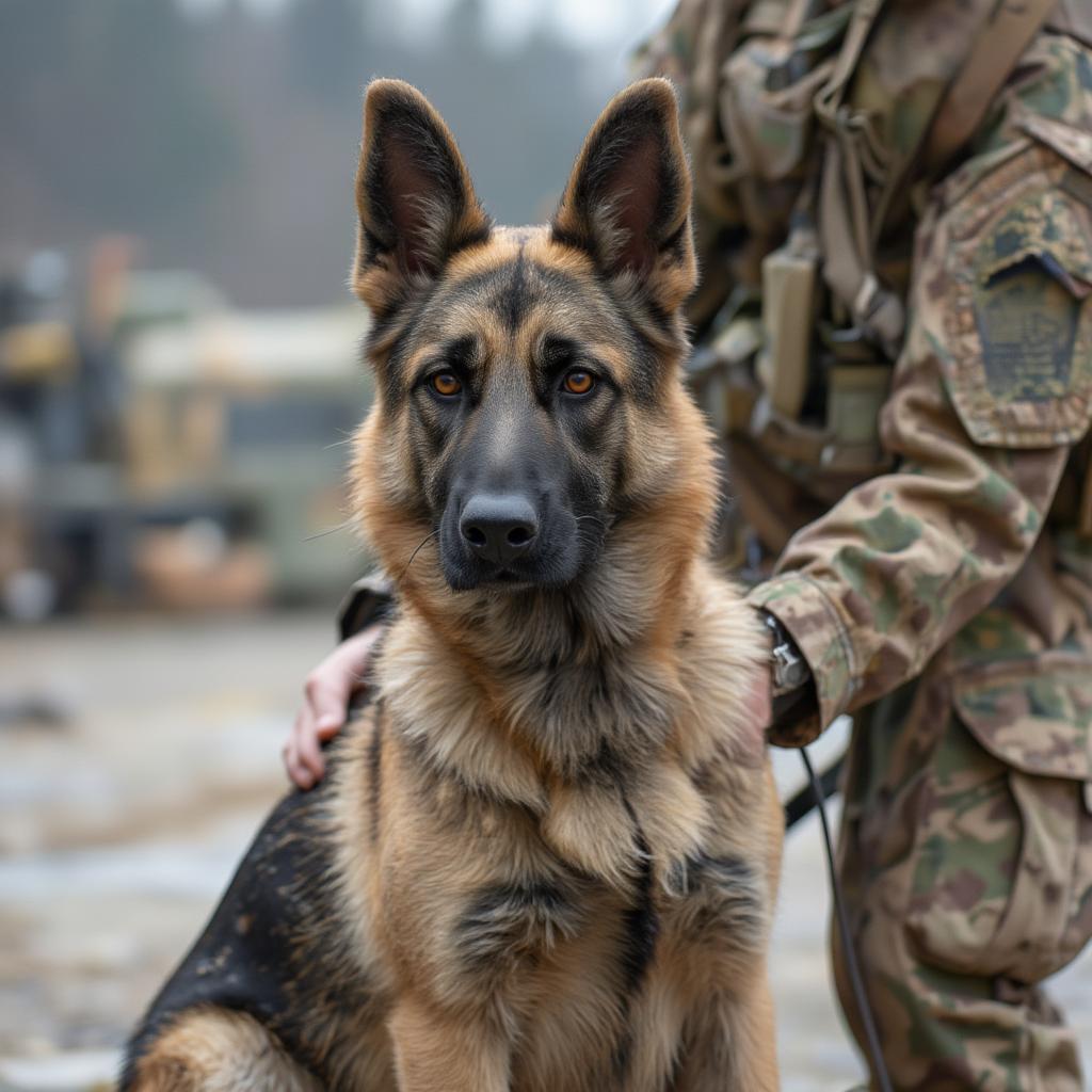 belgian malinois navy seal dog undergoing intense obedience training