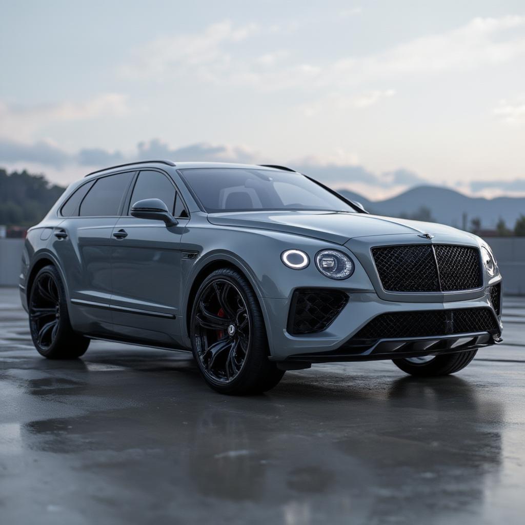 Bentley Bentayga showcasing its exterior design