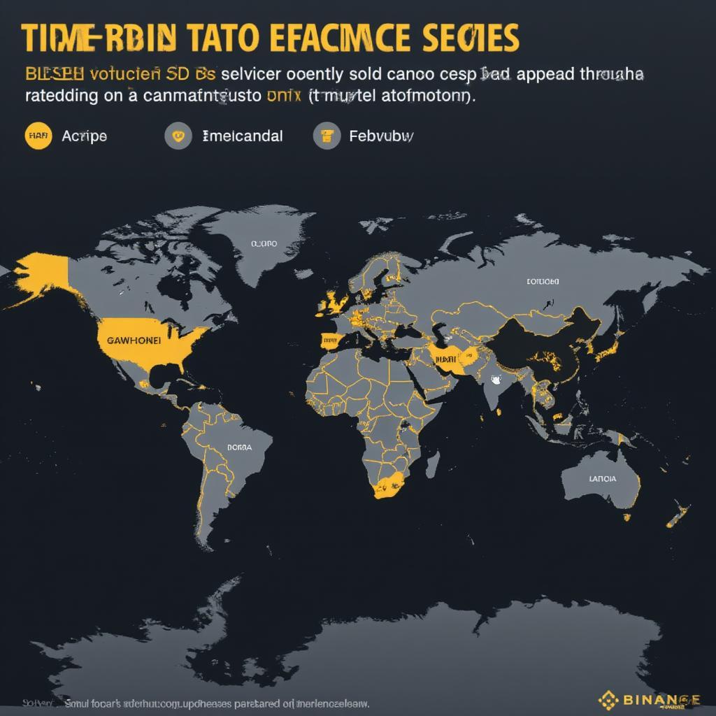 Binance Card Global Acceptance Map