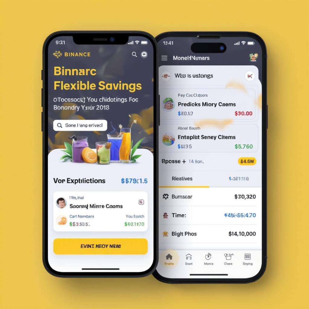 Binance Flexible Savings on Mobile App