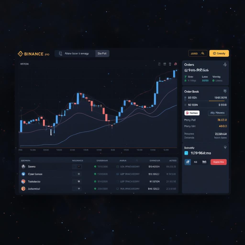 Binance pro advanced trading screen