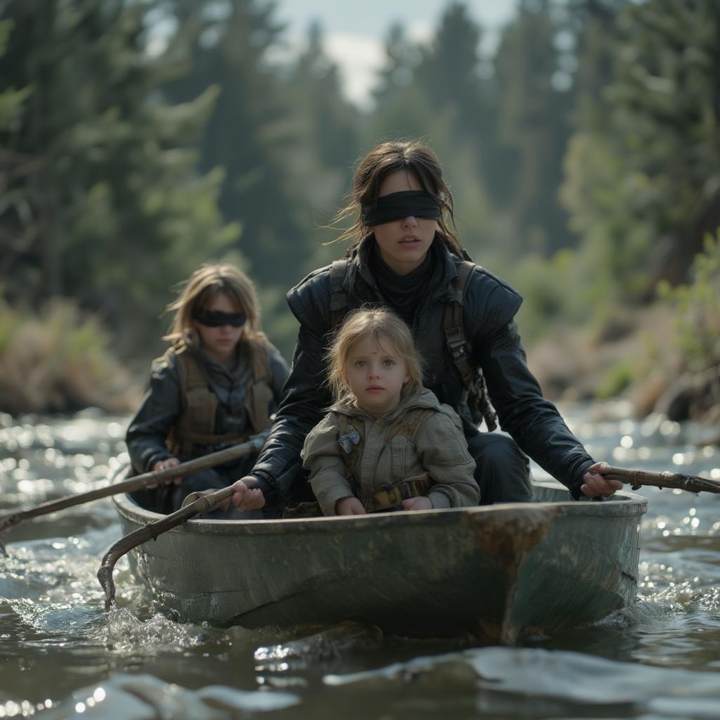 Bird Box: Navigating a Post-Apocalyptic World Blindfolded