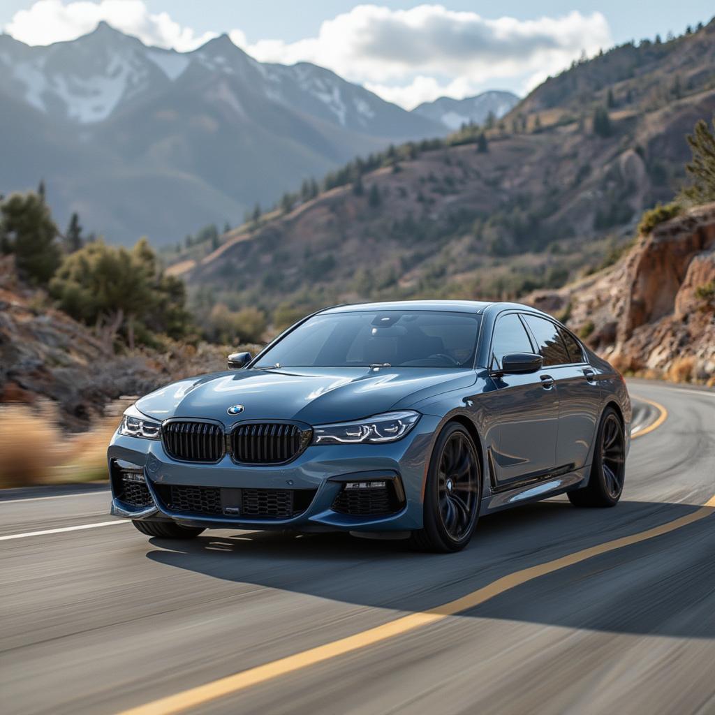 BMW 7 Series on a Family Road Trip