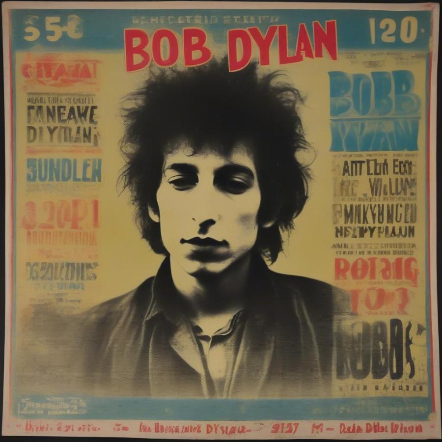 Vintage Bob Dylan Concert Poster