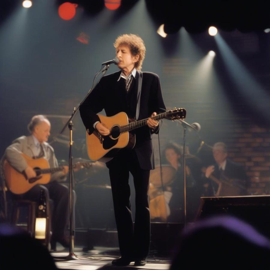 Bob Dylan Performing on Letterman in the 90s