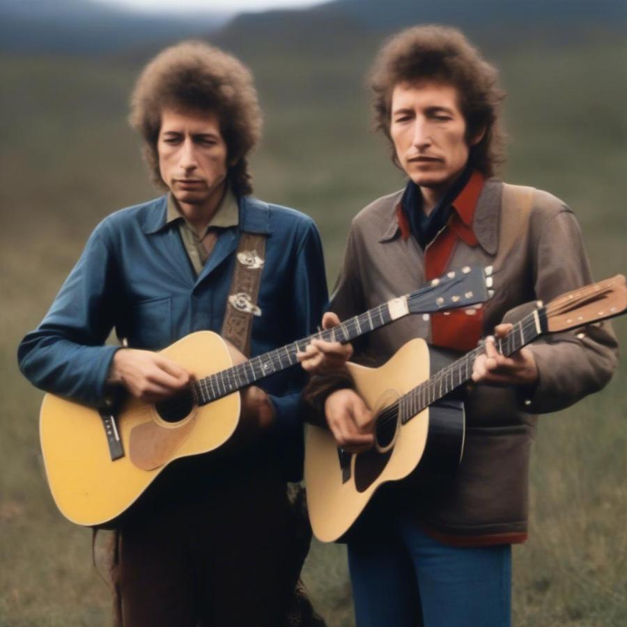 Bob Dylan and Gordon Lightfoot: Icons of the Folk Music Scene