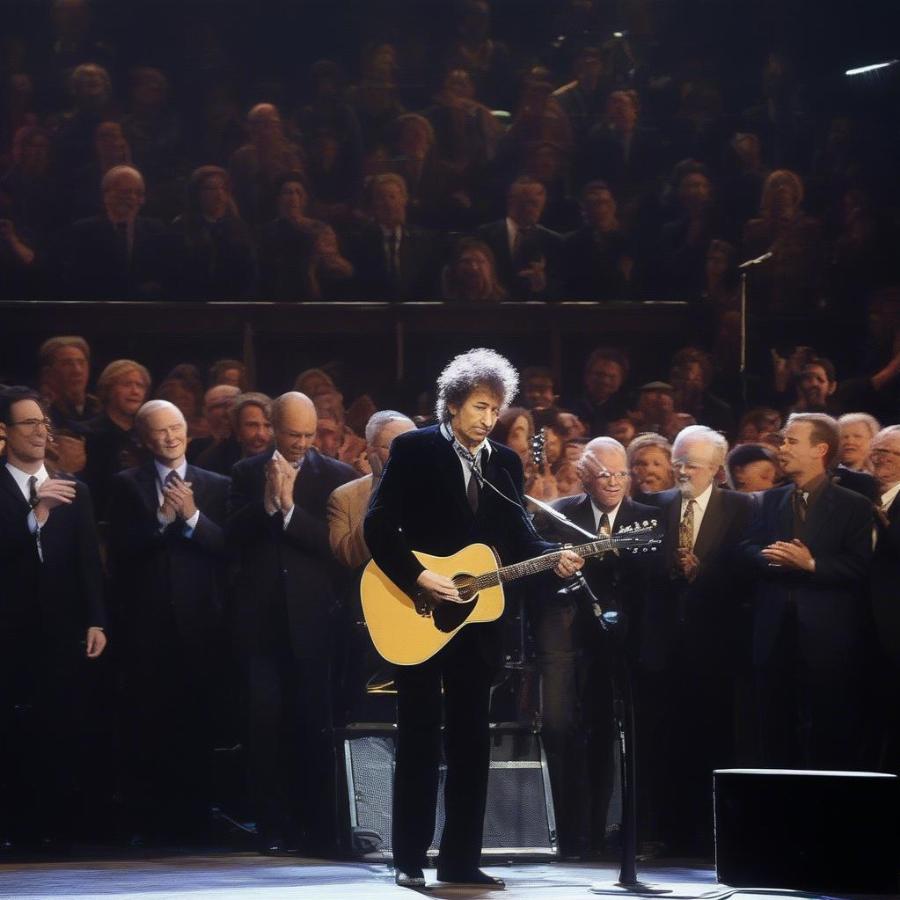 Bob Dylan Takes a Final Bow on the Letterman Stage