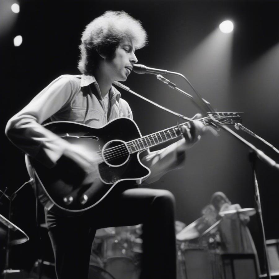 Bob Dylan Performing Live in 1977