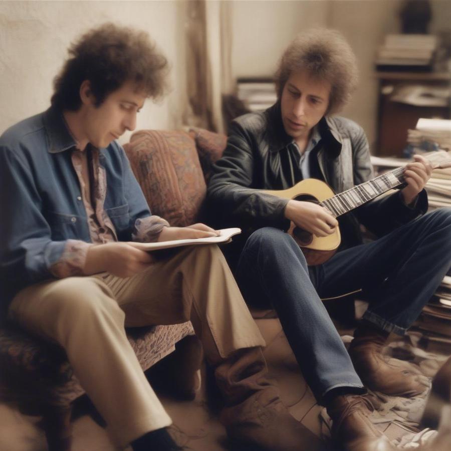 Bob Dylan and Mark Knopfler Songwriting