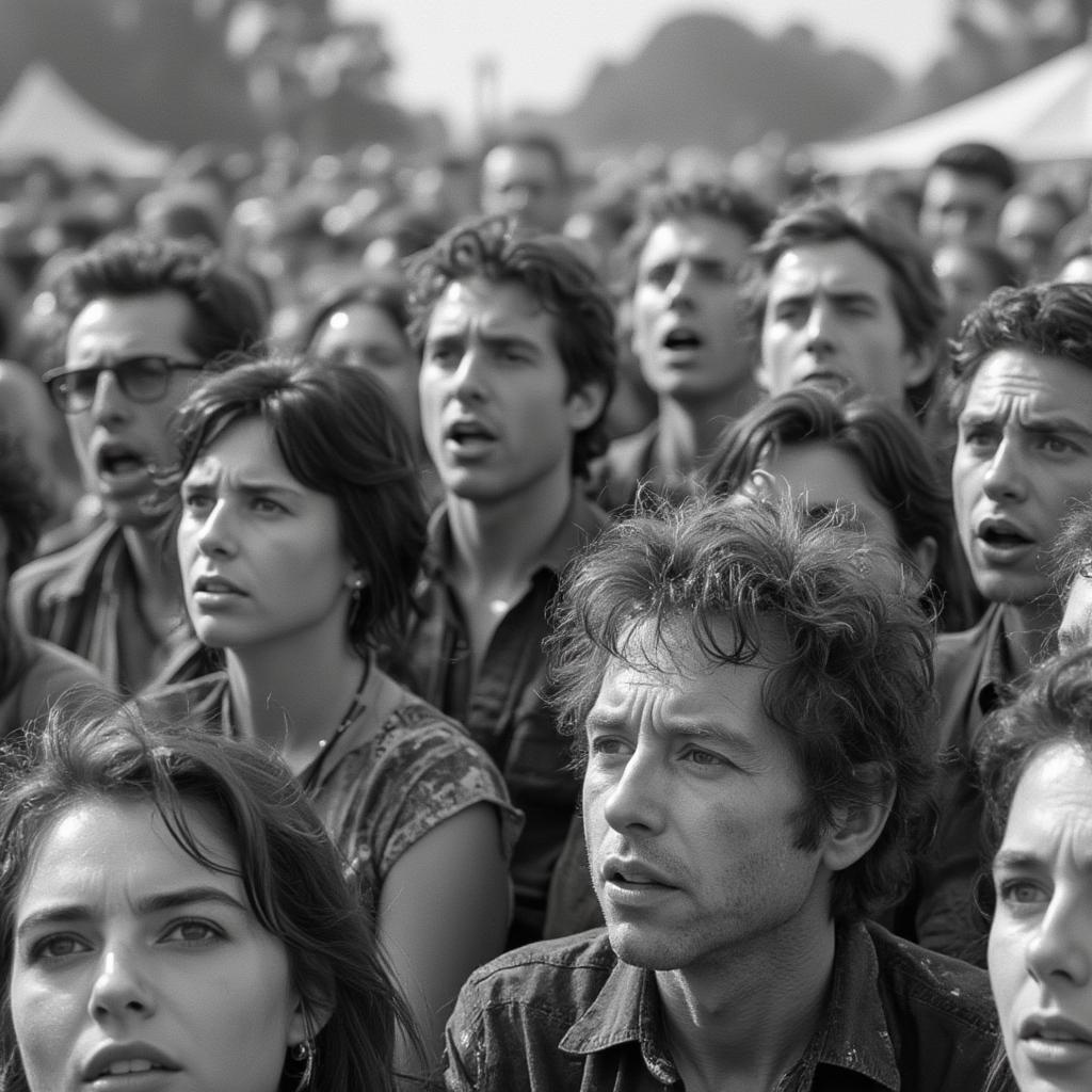 Crowd Reaction to Bob Dylan at Newport Folk Festival