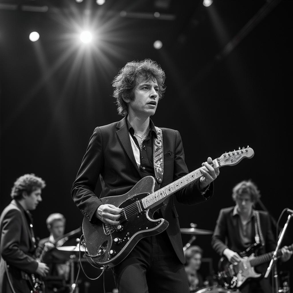 Bob Dylan and The Hawks Performing Electric Set at Royal Albert Hall 1966