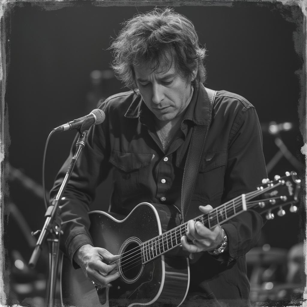 bob dylan performing live at the ryman auditorium