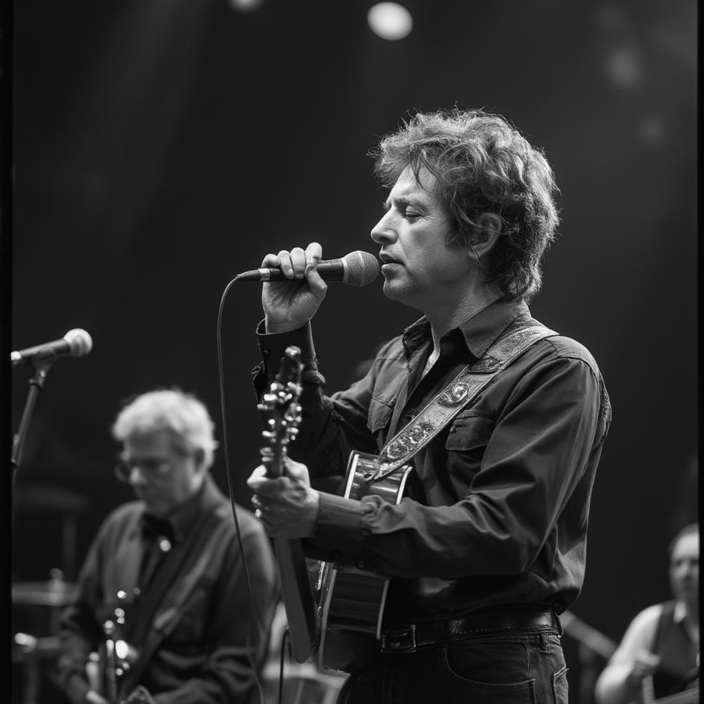 bob dylan performing watchtower