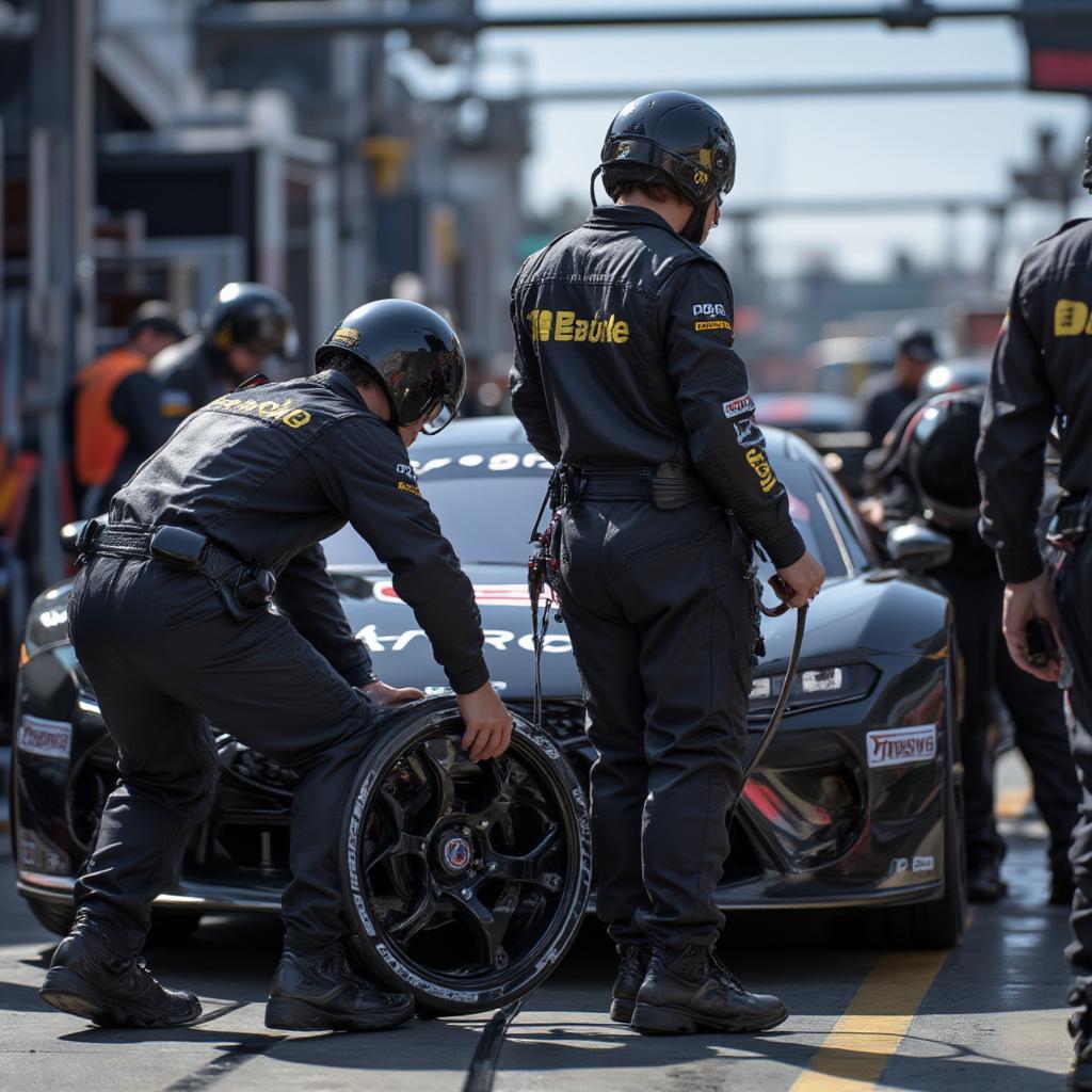 Boost Gold Coast 500 Pit Crew Action