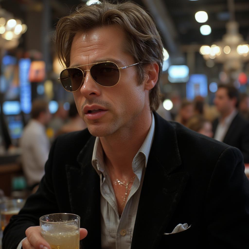 brad pitt oceans eleven sunglasses look