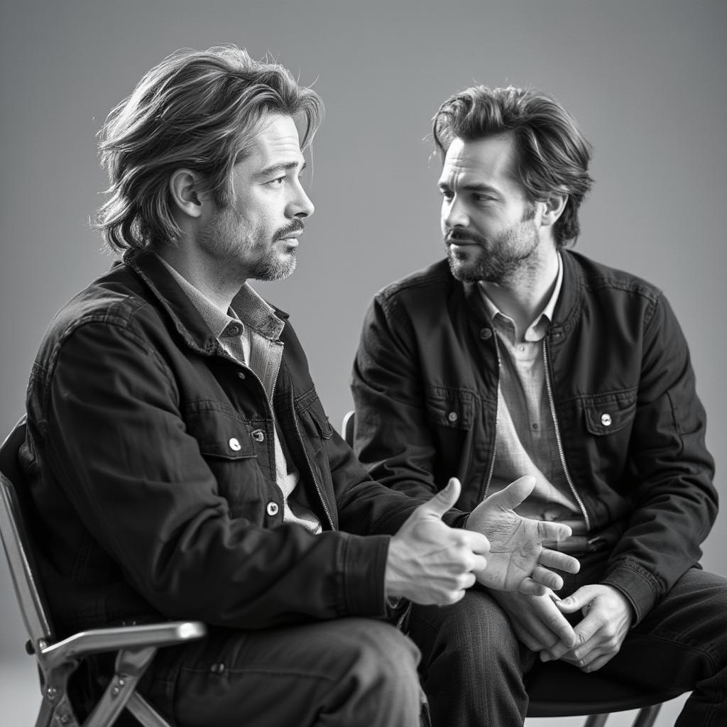 brad pitt and zach galifianakis awkward interview