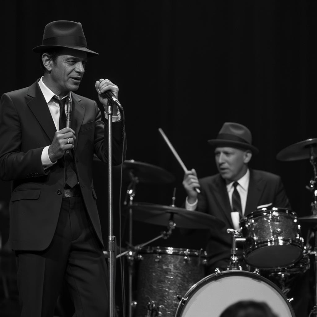 buddy rich and frank sinatra performing