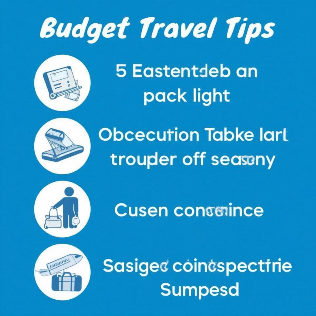 budget travel tips checklist