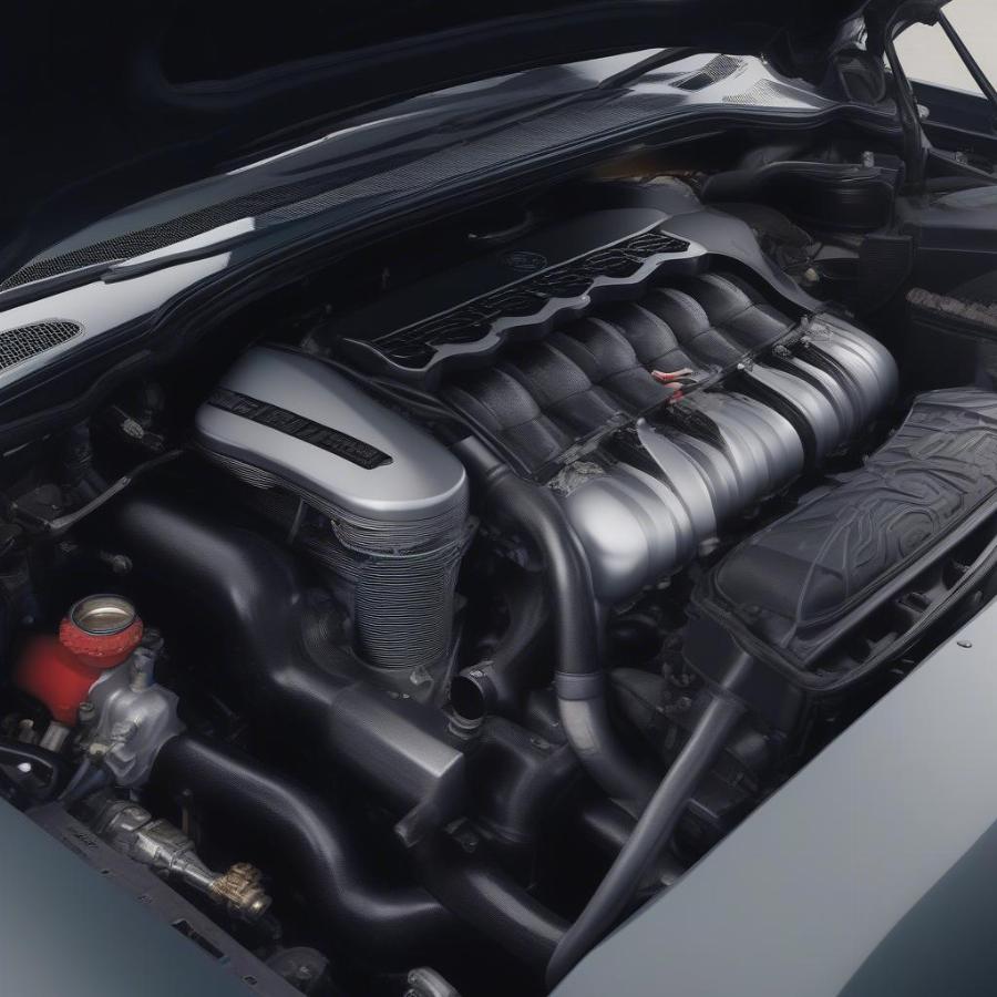 Buick GNX Engine Bay - Turbocharged V6 Powerhouse