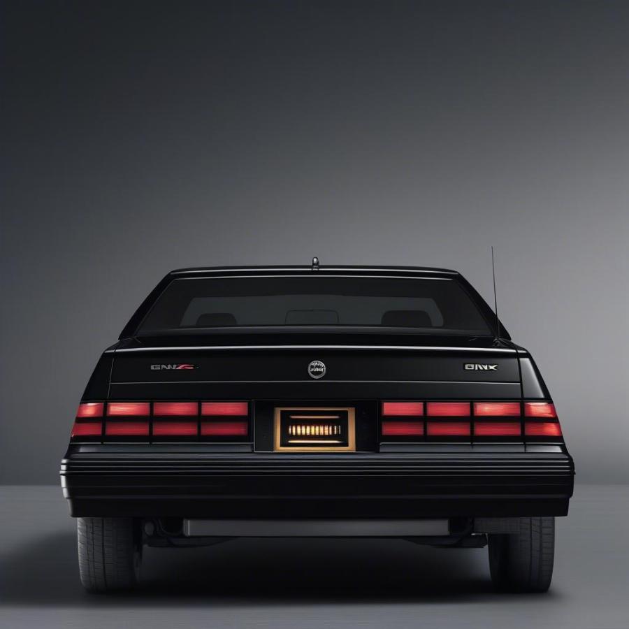 Buick GNX Rear View - Iconic Styling and Badging