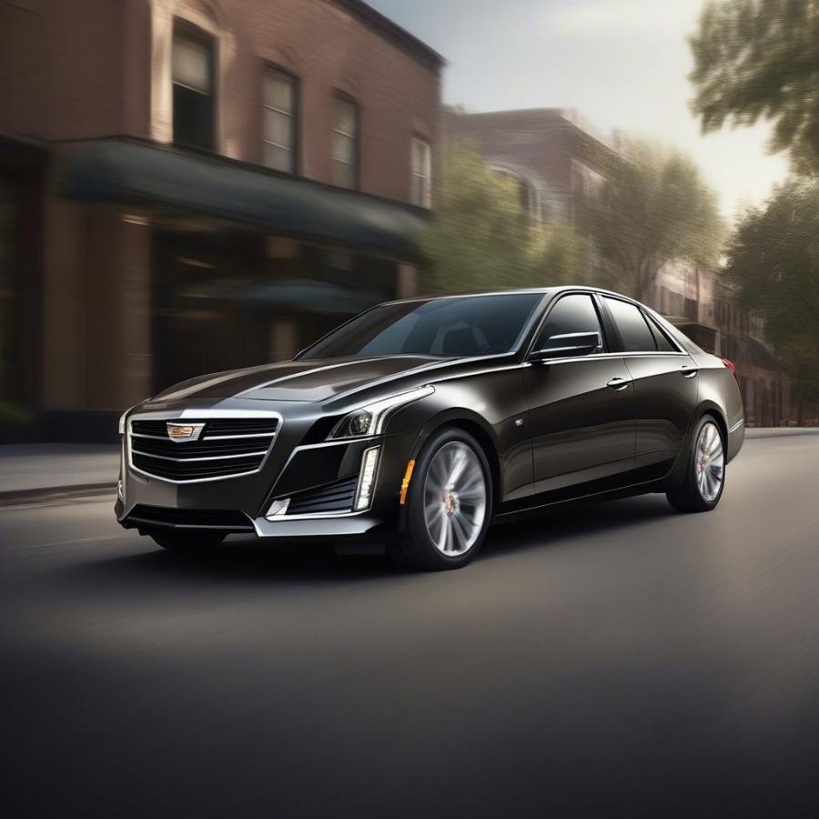 Exterior View of a Cadillac CTS Premium Luxury