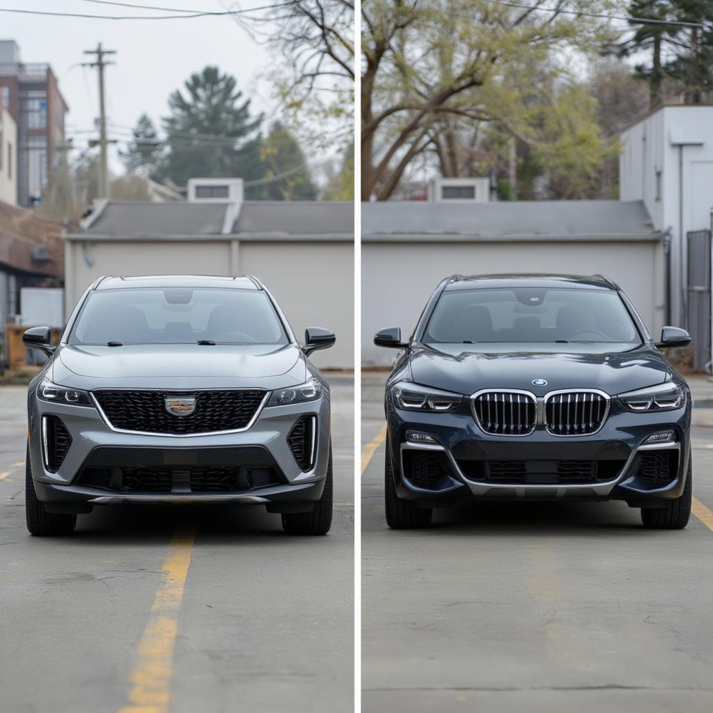 cadillac xt4 2023 comparison bmw x1