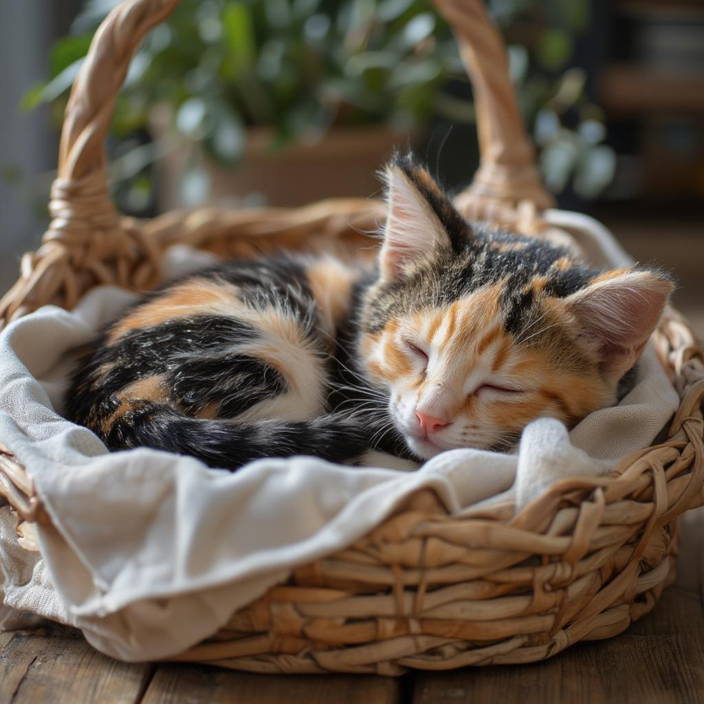 cute-calico-kitten-sleeping