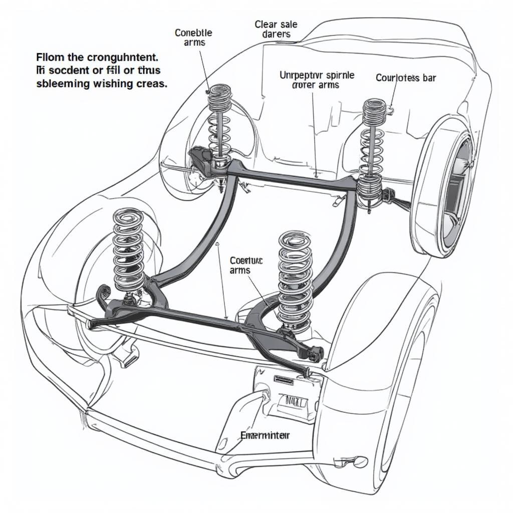 car suspension system diagram detailed