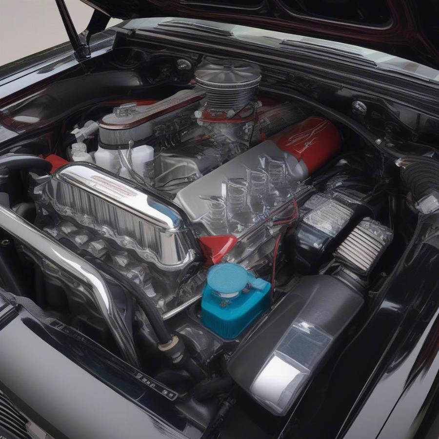 LS-Swapped Chevelle Engine Bay