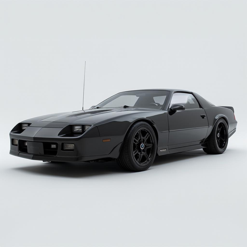 Chevrolet Camaro IROC-Z in black with its signature styling