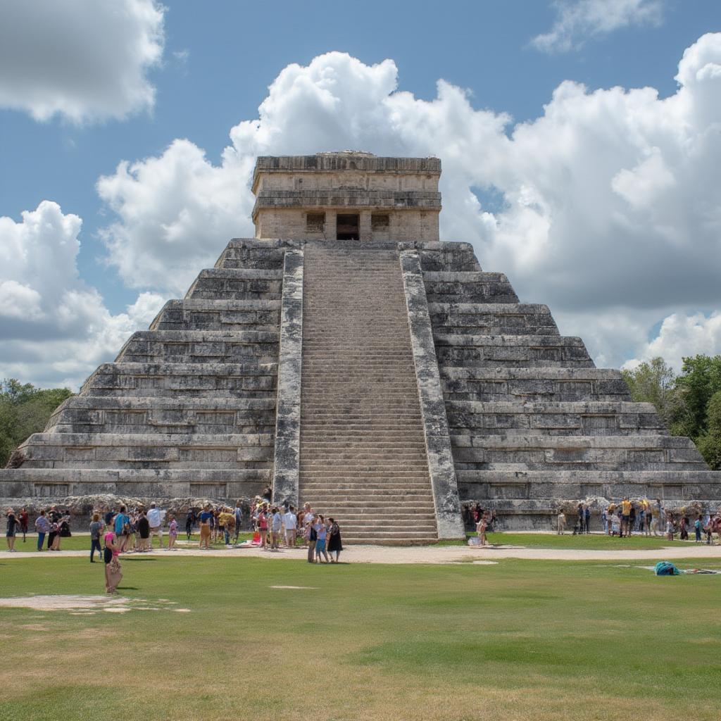 pyramid-of-chichen-itza-standing-tall-in-mexico