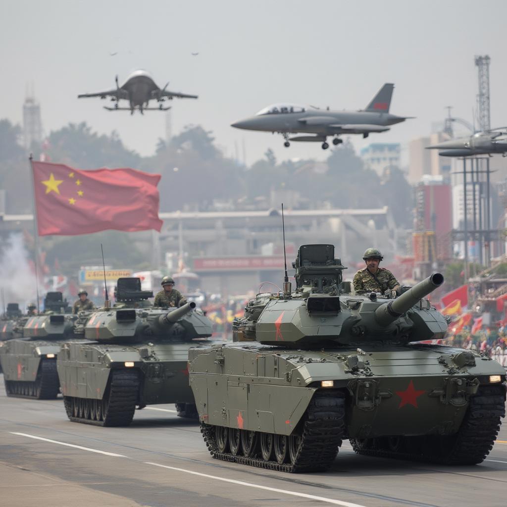 Chinese Military Parade: Display of Modernization and Strength