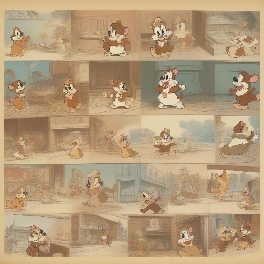 Chip and Dale in Classic Disney Shorts