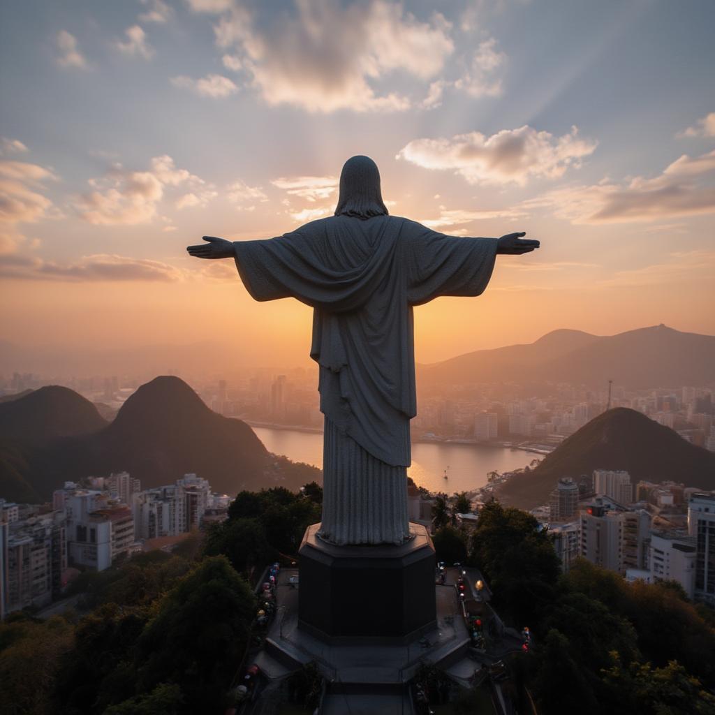 Christ the Redeemer statue overlooking Rio