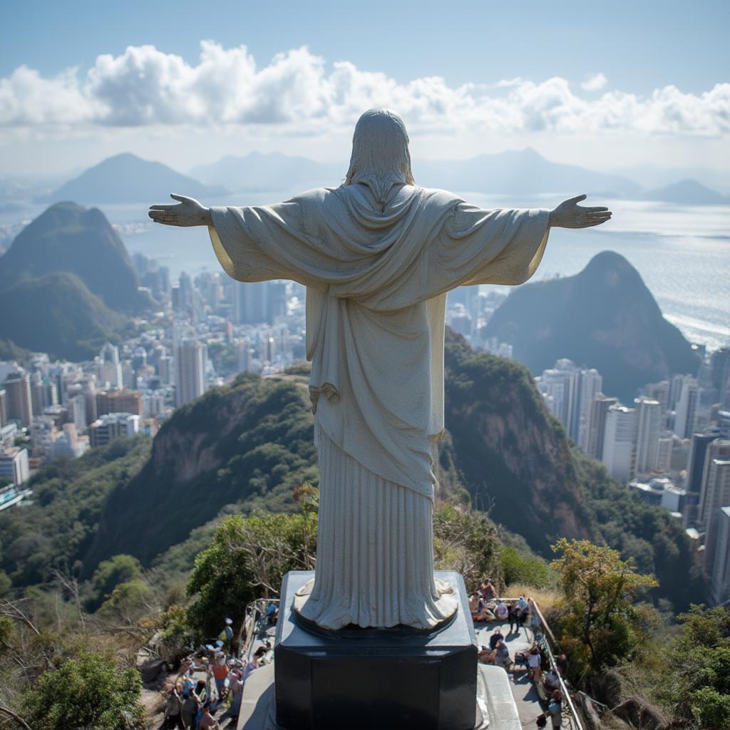 Christ Redeemer statue of Brazil landmark