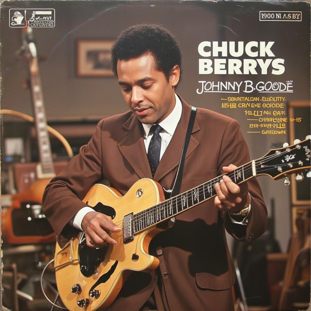 Chuck Berry's Johnny B Goode Album cover art