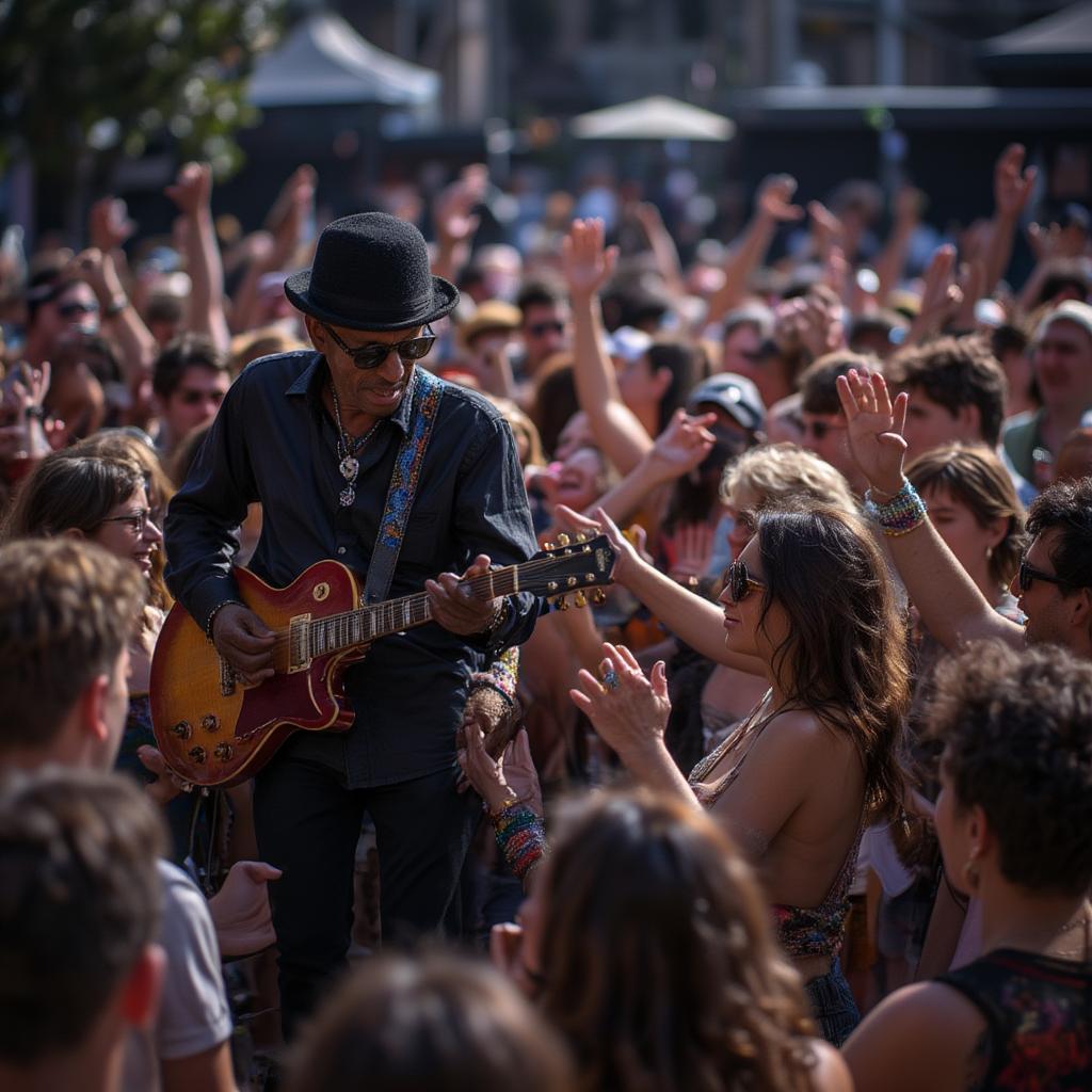 Chuck Berry Live Show Audience