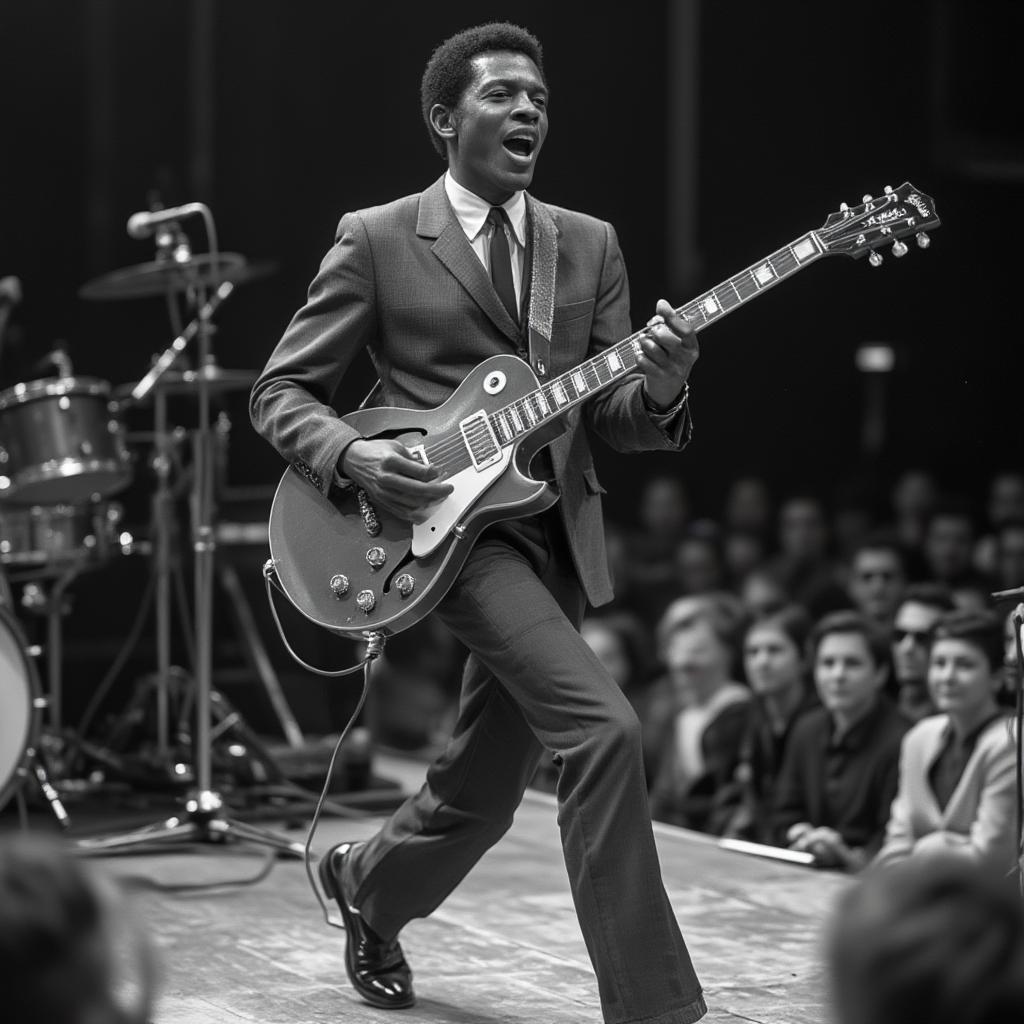 Chuck Berry Performing Maybellene Live On Stage