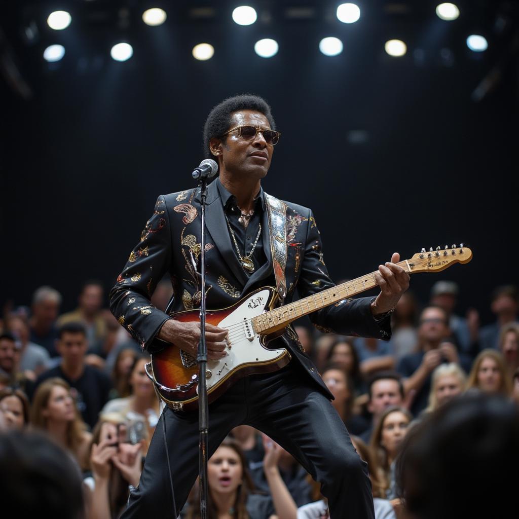 Chuck Berry performing My Ding A Ling live