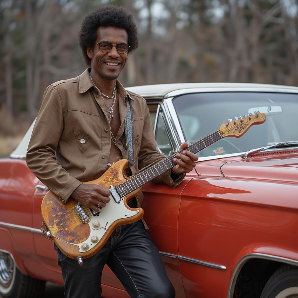 Chuck Berry's red Cadillac photo