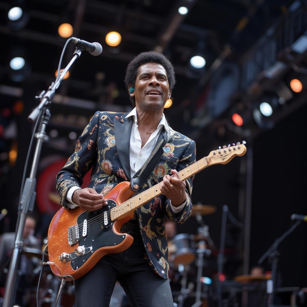 Chuck Berry Stage Performance