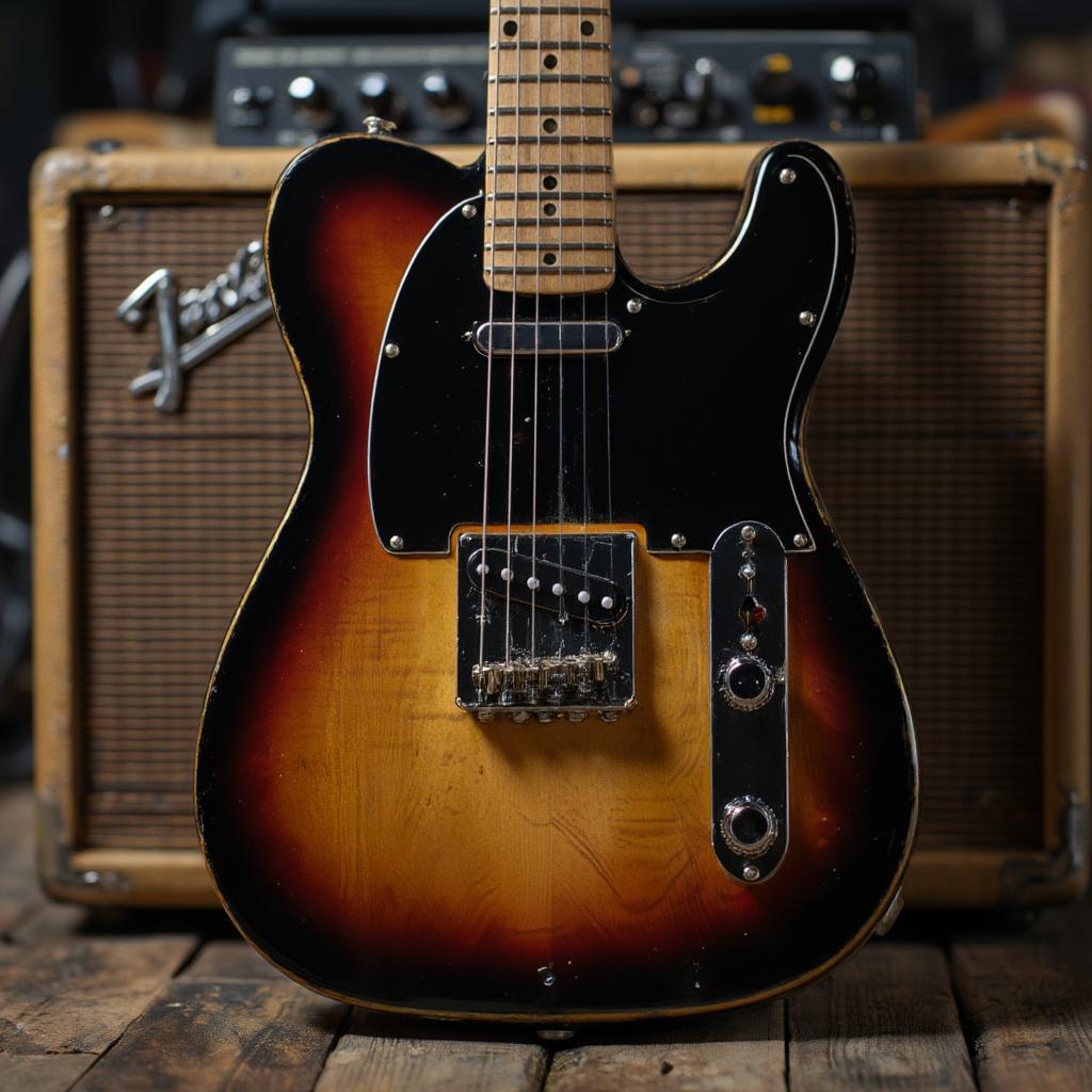 chuck berry guitar rig closeup