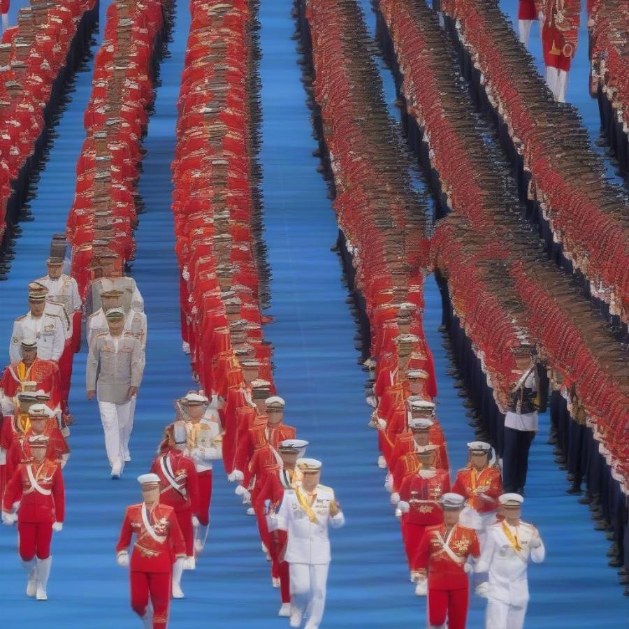 CISM Military World Championships opening ceremony with athletes from various countries