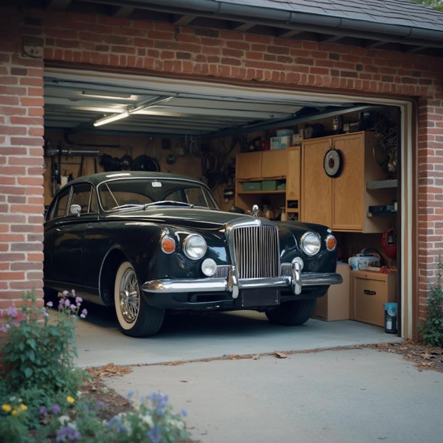 Secure Garage Storage for Classic Car