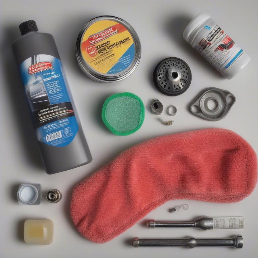 Essential Tools for Classic Car Maintenance: Wash Mitt, Soap, Oil Filter Wrench