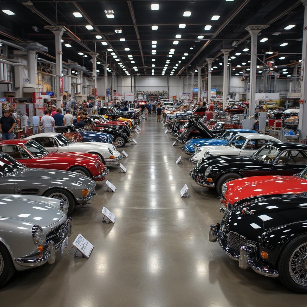 Vintage Car Exhibit Display