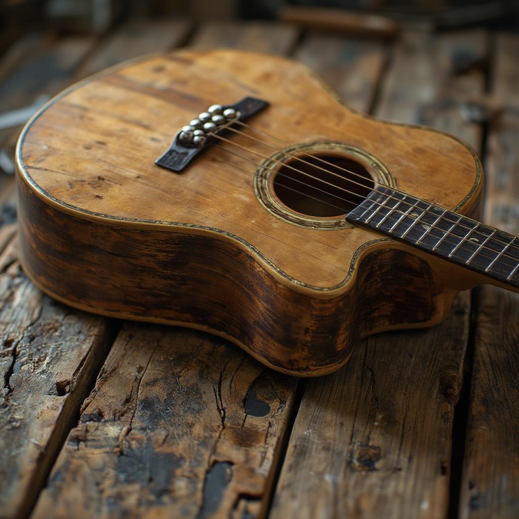 Vintage country guitar