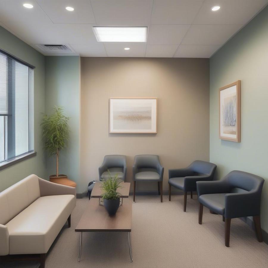 Comfortable Men's Clinic Waiting Area