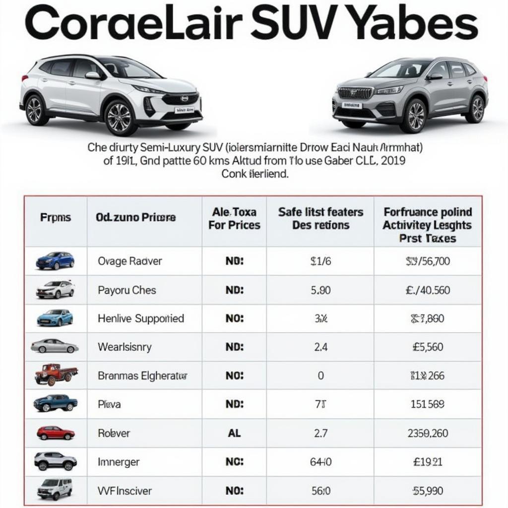 Comparing Semi-Luxury SUVs in India: Features, Performance, and Price