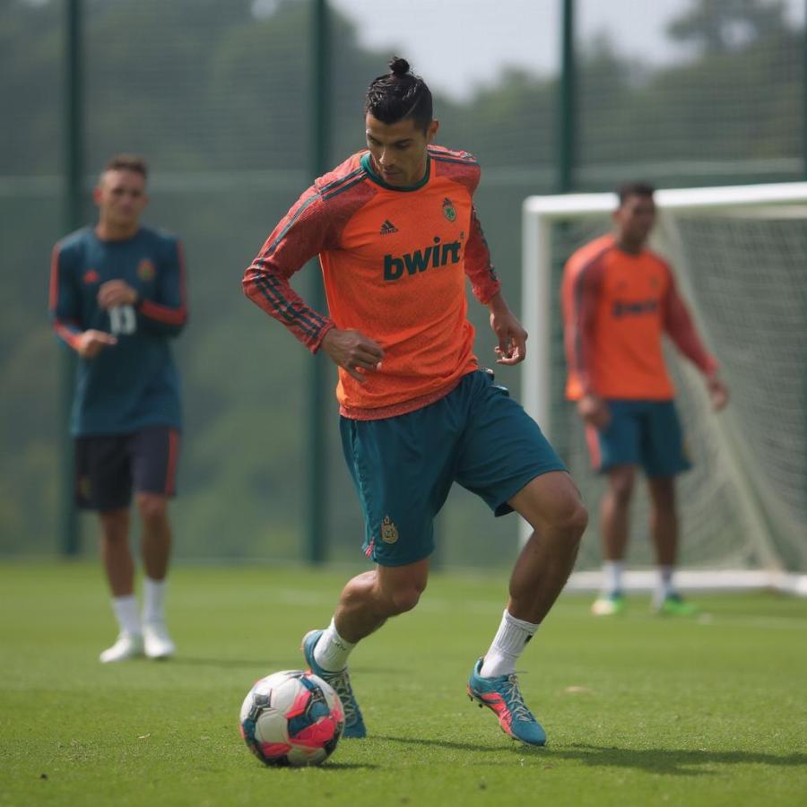 Cristiano Ronaldo Intense Training Session